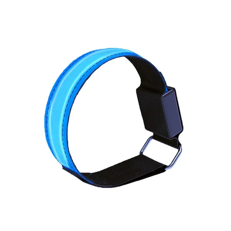 Hot bán nhựa USB sạc Led ARM ban nhạc ban nhạc tay ánh sáng lên Glow Bracelets LED ban nhạc cổ tay cho đi xe đạp đi bộ Chạy Bộ