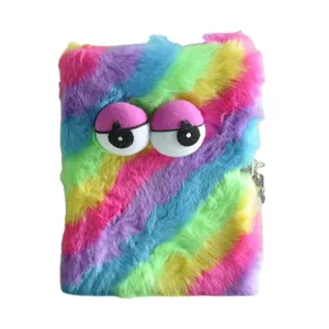 Cuaderno de Panda <span class=keywords><strong>Kawaii</strong></span> de felpa para la escuela, suministros <span class=keywords><strong>escolares</strong></span> de moda, diario peludo bonito - Product Image 1