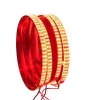 Nouvel accessoire automobile : Éclairage d'angle LED 12V polyvalent, réglable de 14 à 18 pouces, étanche IP68, avec effets de poursuite RGB, universel pour voitures