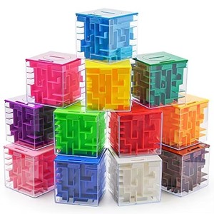 9 Estilos de Cubo de Laberinto 3D, Juguete de Triángulo y Bola para Estimular el Cerebro, Juguete Educativo Antiestrés para Niños y Adultos, Regalo - Product Image 2