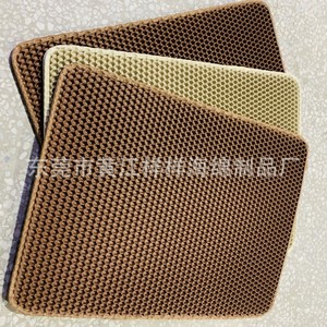 Tapis pour litière pour animaux de compagnie Eva, marron, forme irrégulière, épaisseur 12 mm, sans poussière, pour chats - Product Image 2