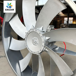Ventilador Axial Industrial Eléctrico <span class=keywords><strong>de</strong></span> Alta <span class=keywords><strong>Temperatura</strong></span> GKF <span class=keywords><strong>de</strong></span> 600 mm, 1.4 kW, 23 Aspas, con Soporte ODM para Secado - Product Image 6