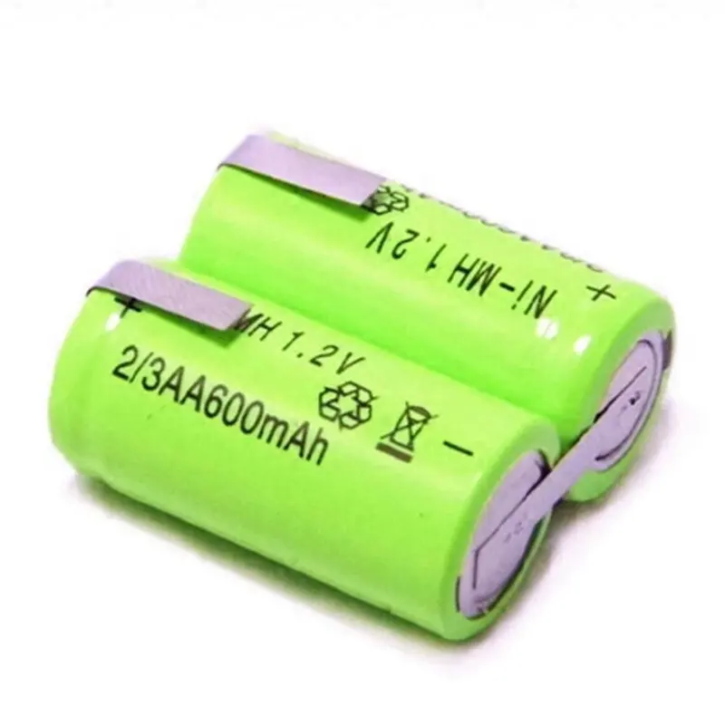 AA2000mah aa1800mah 3/5aa 4/5aa 2/3aa 1/2aanimh充電式バッテリーaa2100mah ni-mhバッテリー1.2v 700mahはんだタブ付き