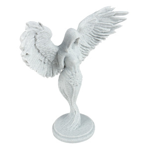 Scultura in Resina di Angelo 14,8cm, Decorazione per la Casa, Figura Artistica, Regalo Artigianale - Product Image 4