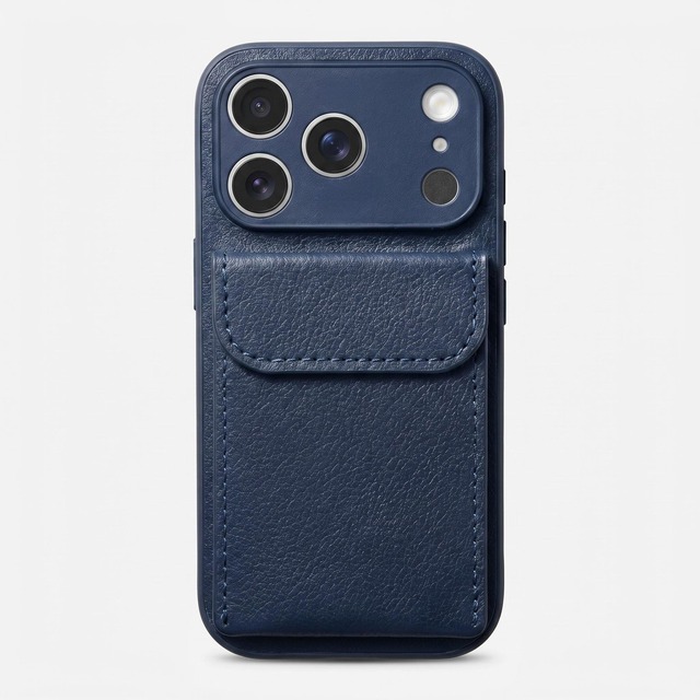 Lychee Grain PU Leather Card Holder Phone Case for iPhone 17/17 Pro/17 Pro Max, Shockproof Anti-Fingerprint Flip Wallet Cover