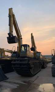 Escavatore anfibio galleggiante XE215SLL da 35 tonnellate per la bonifica e il dragaggio delle zone umide - Product Image 3