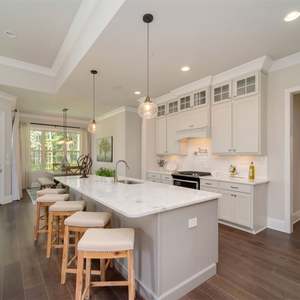 Ensemble de meubles de cuisine modernes de luxe en bois massif et panneaux, prêt à assembler - Product Image 1