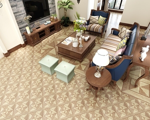 Parquet de sol en vinyle auto-<span class=keywords><strong>adhésif</strong></span> 12*12 pouces d'épaisseur Peler et coller Parquet LVT PVC Carrelage de sol en vinyle de luxe - Product Image 5