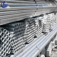 Tuyau d'acier rond galvanisé à chaud multi-spécifications Q235B Q345B ASTM A53 de 13,7 mm à 219,1 mm pour la construction multi-usages