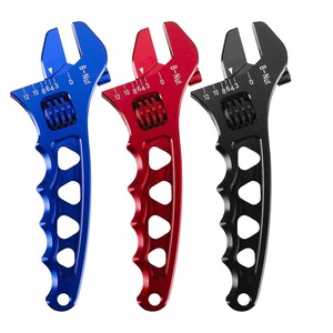 Clé réglable en alliage d'aluminium AN3 à AN12, taille impériale, pour connecteur de tuyau de refroidissement d'huile automobile, outil bleu rouge noir - Product Image 1