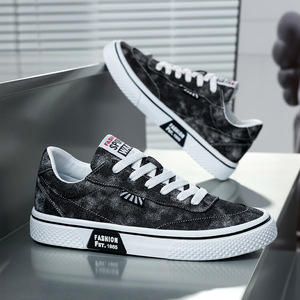 Chaussures en toile pour hommes, coupe basse, décontractées, respirantes, semelle plate, antidérapantes et résistantes à l'usure, baskets simples et confortables - Product Image 4