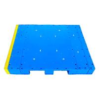 Palettes en plastique HDPE/PP recyclé Euro 4 voies sur mesure pour entrepôt et expédition 1100x1550mm