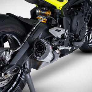 Tubo de escape completo para motocicleta Zard de alta calidad, acero de carreras para Triumph Street Triple 765 2023 2024 - Product Image 4