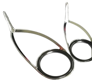 Weihai SS304 Marco de óxido de titanio anillo de inserción de cerámica al aire libre mar carpa caña de pescar guías anillo <span class=keywords><strong>kit</strong></span> #8 #10 guía de envío rápido - Product Image 3
