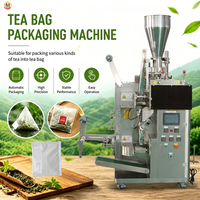 Machine de remplissage et d'emballage automatique de sachets de thé à trois côtés scellés, en acier inoxydable, pour sachets de thé intérieurs et extérieurs