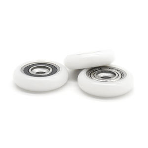 Rouleaux à roulement à billes à tête fraisée revêtus de POM double face en gros, griffes mécaniques, poulies de ligne d'assemblage - Product Image 3