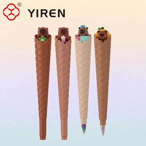 Yiren प्यारा आइसक्रीम शंकु फाउंटेन पेन कावायी पशु डिजाइन बच्चों और छात्रों के लिए कलम - Product Image 3