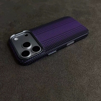 Nouvelle coque de téléphone magnétique en PC mince avec motif en fibre de carbone élégante pour iPhone 18 Pro Max 17 16
