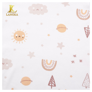 Langak Design carino Per bambini 100 cotone organico <span class=keywords><strong>abbigliamento</strong></span> tessuto stampato Per chilo all'ingrosso - Product Image 3