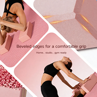 Bloc de yoga en mousse EVA haute densité 230x150x75mm 280g, brique en mousse antidérapante à bords biseautés, accessoires de fitness Pilates, fournisseur en gros