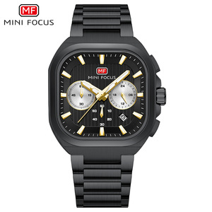 Reloj de Hombre <span class=keywords><strong>MF</strong></span> MINI FOCUS 0622G, Nuevo, Caja Cuadrada, Multifuncional, de Cuarzo, con Luz Nocturna y Correa de Acero - Product Image 3
