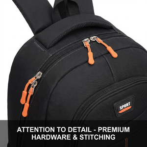Mochila de Lujo Impermeable Antirrobo para Portátil de 15.6 Pulgadas con Puerto de Carga USB, Cierre de Cremallera, Capacidad de 20-36L para Estudiantes, Hombres de Negocios y Oficina - Product Image 3