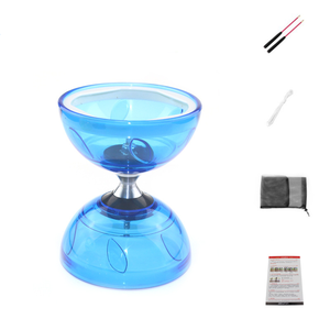 <span class=keywords><strong>Diabolo</strong></span> chinois <span class=keywords><strong>à</strong></span> trois-<span class=keywords><strong>à</strong></span>-cinq roulements, en caoutchouc souple, double tête, lumineux, flexible, pour débutants, enfants et personnes âgées - Product Image 1