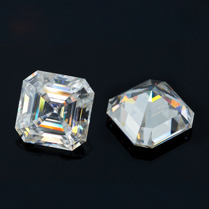 Asscher Cut Moissanite Loose Stone D Color Synthetic Lab Created For Ring Making - Product Image 1