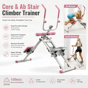 Máquina de Ejercicios para el Hogar, Simulador de Escaleras para Abdominales y Core, Equipo de Fitness para Quemar Grasa, Entrenamiento Cardiovascular, Ejercicio de Cuerpo Completo - Product Image 3