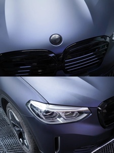 Pellicola avvolgente in vinile Ultra opaco nero <span class=keywords><strong>fantasia</strong></span> blu auto con materiale autorigenerante per animali domestici antigraffio per auto Roll TPU PPF - Product Image 5