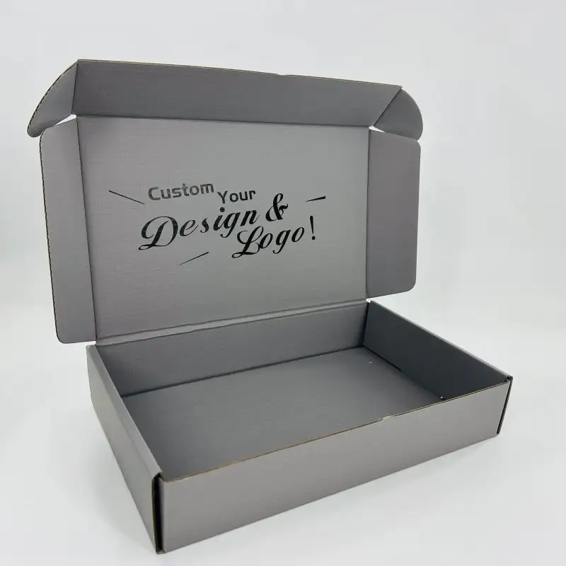 Изготовленная на заказ картонная подарочная коробка доставка одежды коробка для упаковки платья Нижнее белье рубашка гофрированный картон почтовая коробка