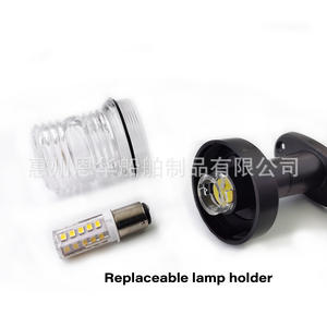 Nouveaux feux de signalisation et indicateurs LED 360° à lumière blanche 12V/24V, matériel marin pour yacht, feux de contour de poupe - Product Image 5