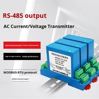 Transductor de Corriente y Voltaje CA Serie TEK de TAIHUA, Comunicación RS485, 100A 500V, Módulo de Adquisición de Parámetros Monofásico
