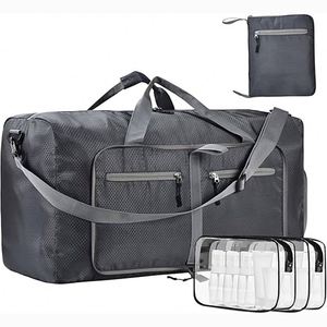 Free sample Bolsas De Viaje Large Gym Bag <b>for</b> <b>Women</b> Foldable Waterproof Duffle Bag Carry on Weekender Bag with <b>Shoe</b> Compartment - Product Image 3