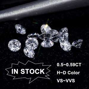 Abiding 5mm Round Excellent Cut Loose Diamond DEF VVS VS IGI Certificate Lab Diamond Certified 0.5 Carat Diamond - Product Image 2