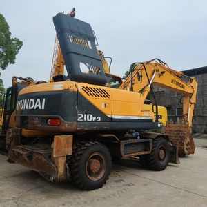 รถขุดฮุนได 210W-9T มือสอง น้ำหนัก 21 ตัน รถขุดไฮดรอลิกแบบล้อ ผลิตในเกาหลีใต้ - Product Image 6