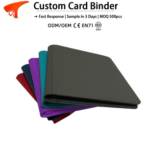 Álbum de Cartas Coleccionables Torson Personalizado, 12 Bolsillos, Impermeable, de Cuero PU, para 480 Cartas Commander, para YuGiOh, con Cierre, para Guardar Fotos, Sin PVC, Ideal para Regalo - Product Image 1