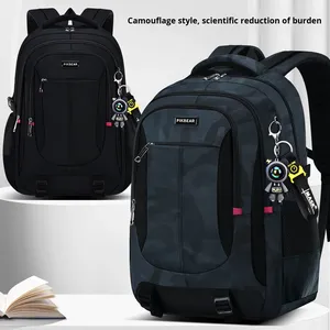 Nouveau Sac à Dos Scolaire 2025 Grande Capacité en Oxford Camouflage Léger pour Garçons Lycéens/Étudiants du Second Cycle du Secondaire en Nylon Respirant - Product Image 2