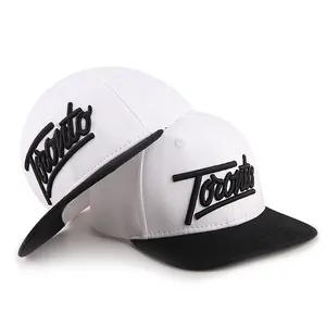 Boné de beisebol infantil, chapéu snapback 3d personalizado do bordado, do bebê