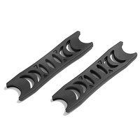 Poignées tubulaires souples en plastique de haute qualité avec languette de suspension pour ceintures de 25 mm, sacs à main, bagages, sacs fourre-tout, sacs d'ordinateur et accessoires de sangle