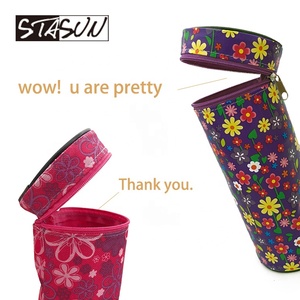 STASUN popolare sacchetto di penna promozionale Design personalizzato Buggy Bag stampato <span class=keywords><strong>rotondo</strong></span> in poliestere PU <span class=keywords><strong>astuccio</strong></span> portaoggetti - Product Image 6