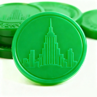 Vente directe usine – Pièces de monnaie en plastique pas chères en gros – Pièces de monnaie personnalisées en plastique avec gravure 3D pour jeu de défi avion – Cadeau