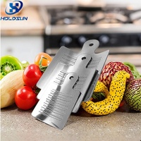 3PCS Gadget de cuisine en acier inoxydable Fonctionnement manuel Gingembre Fromage Ail Presse et râpe
