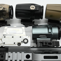 Lunette de visée tactique 5D Era 3T AMR à grossissement fixe 3X avec interrupteur latéral rabattable, montage QD détachable rapide, chasse