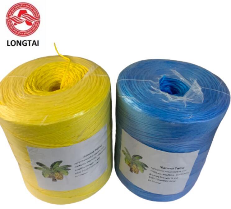 Cheap 400m/kg Polypropylene Banana Rope Twine Yellow For Banana Baler