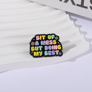 Un poco de lío pero probando mis mejores alfileres de esmalte, graciosos broches coloridos, insignias de solapa para ropa, Decoración, regalo de joyería para amigos - Product Image 2
