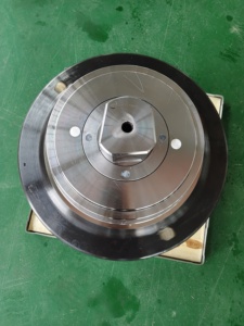 Tête de coupe à disque unique pour machine de tirage de conduites <span class=keywords><strong>TBM</strong></span> pour roche dure, usage construction, Qingyue OEM, 12,5 pouces, acier allié - Product Image 2
