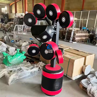 YG-BM002 Machine d'entraînement de boxe autoportante réglable avec cible multi-pousses et cibles de frappe pour salle de sport