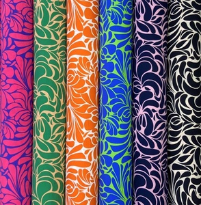 Đầy Màu Sắc Động Vật Dot Mô Hình 95% Polyester 5% Spandex 4 Cách Strech Crepe Vải Cho Phụ Nữ Ăn Mặc Quần Áo Trong Kho - Product Image 3