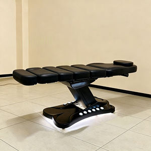 Chaise de chirurgie de tatouage pliable de lit de beauté électrique multifonctionnel moderne noir avec 3/4 moteurs pour l'utilisation de Salon de salon d'hôtel - Product Image 4